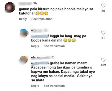 Heart Evangelista “gone wild” comment for showing side boob.